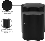 Dimple Black End Table 99081Black-2B Meridian Furniture