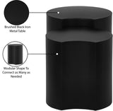 Dimple Black End Table 99081Black-2C Meridian Furniture