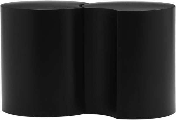 Dimple Black End Table 99081Black-2D Meridian Furniture