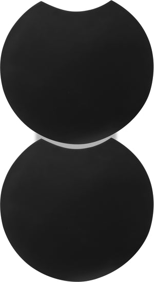 Dimple Black End Table 99081Black-2D Meridian Furniture