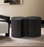 Dimple Black End Table 99081Black-2E Meridian Furniture