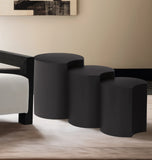 Dimple Black End Table 99081Black-3A Meridian Furniture