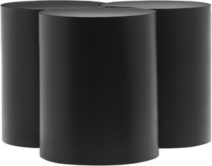 Dimple Black Coffee Table 99081Black-3C Meridian Furniture