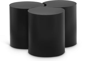 Dimple Black Coffee Table 99081Black-3D Meridian Furniture