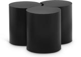 Dimple Black Coffee Table 99081Black-3D Meridian Furniture