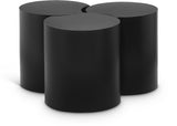 Dimple Black Coffee Table 99081Black-3E Meridian Furniture