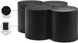 Dimple Black Coffee Table 99081Black-4C Meridian Furniture