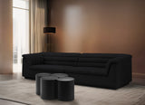 Dimple Black Coffee Table 99081Black-4D Meridian Furniture