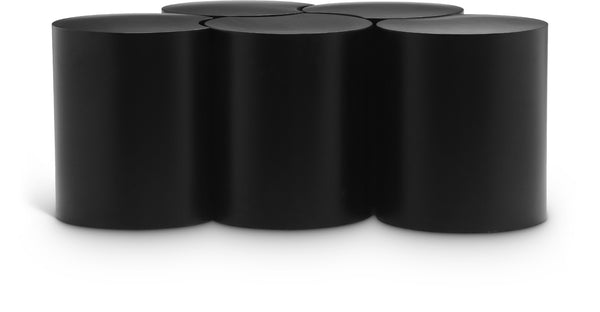 Dimple Black Coffee Table 99081Black-5D Meridian Furniture