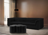 Dimple Black Coffee Table 99081Black-5D Meridian Furniture