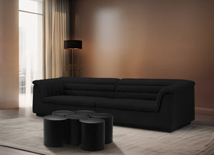 Dimple Black Coffee Table 99081Black-6C Meridian Furniture
