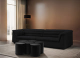 Dimple Black Coffee Table 99081Black-6D Meridian Furniture