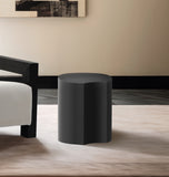 Dimple Black End Table 99081Black-ET18 Meridian Furniture