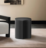 Dimple Black End Table 99081Black-ET20 Meridian Furniture