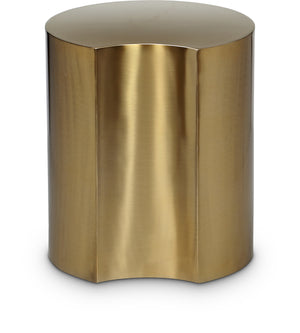 Dimple Gold End Table 99081Gold-ET16 Meridian Furniture