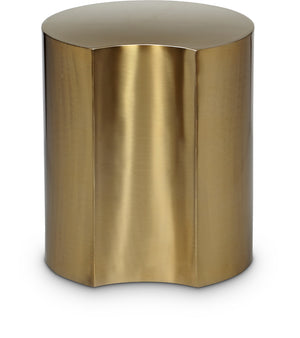 Dimple Gold End Table 99081Gold-ET20 Meridian Furniture