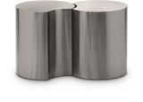 Dimple Silver End Table 99081Silver-2E Meridian Furniture