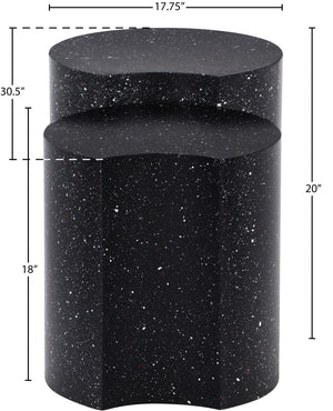 Dimple Black End Table 99084Black-2B Meridian Furniture