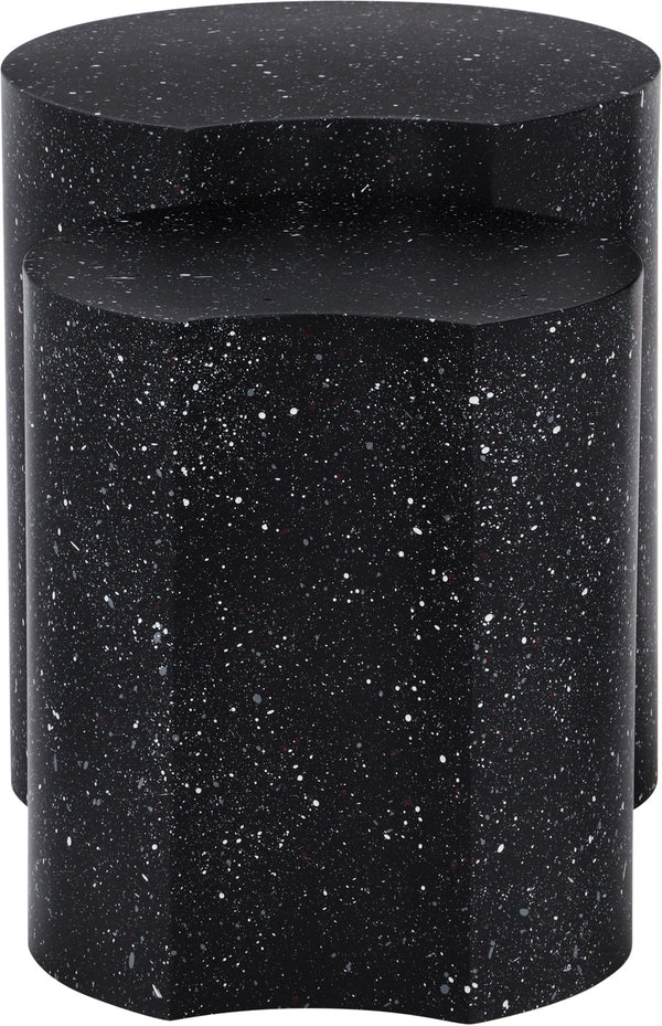 Dimple Black End Table 99084Black-2C Meridian Furniture