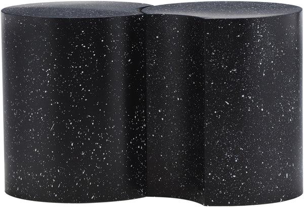 Dimple Black End Table 99084Black-2E Meridian Furniture