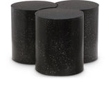 Dimple Black Coffee Table 99084Black-3C Meridian Furniture