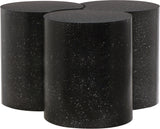 Dimple Black Coffee Table 99084Black-3C Meridian Furniture