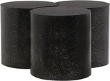 Dimple Black Coffee Table 99084Black-3E Meridian Furniture