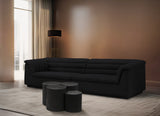 Dimple Black Coffee Table 99084Black-4A Meridian Furniture