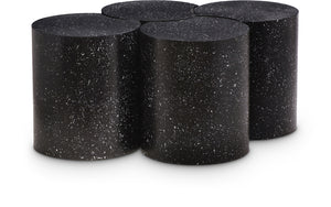 Dimple Black Coffee Table 99084Black-4B Meridian Furniture