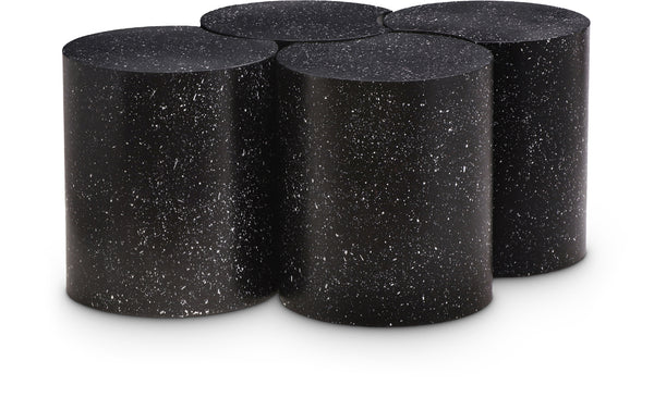 Dimple Black Coffee Table 99084Black-4B Meridian Furniture