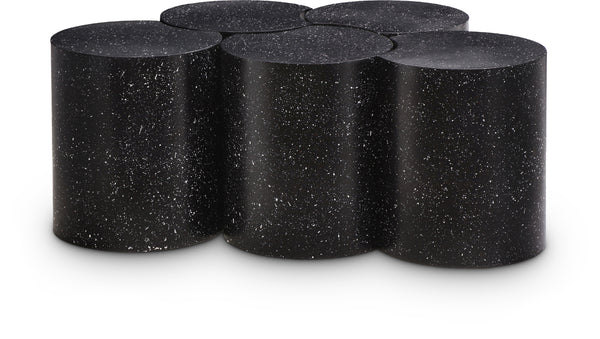 Dimple Black Coffee Table 99084Black-5C Meridian Furniture