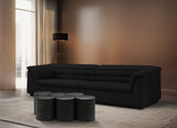 Dimple Black Coffee Table 99084Black-6C Meridian Furniture