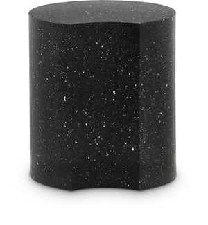Dimple Black End Table 99084Black-ET16 Meridian Furniture