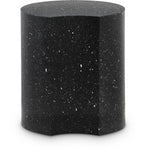 Dimple Black End Table 99084Black-ET16 Meridian Furniture