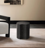 Dimple Black End Table 99084Black-ET16 Meridian Furniture