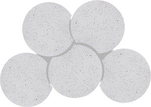 Dimple White Coffee Table 99084White-5A Meridian Furniture