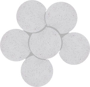 Dimple White Coffee Table 99084White-6D Meridian Furniture