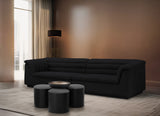 Petal Black Coffee Table 99087Black-CT-4PC Meridian Furniture