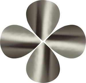 Petal Silver Coffee Table 99087Silver-CT-4PC Meridian Furniture