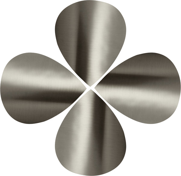 Petal Silver Coffee Table 99087Silver-CT-4PC Meridian Furniture