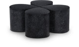 Petal Black Coffee Table 99088Black-CT-4PC Meridian Furniture