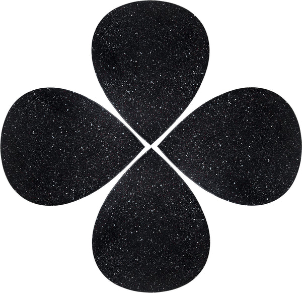 Petal Black Coffee Table 99088Black-CT-4PC Meridian Furniture