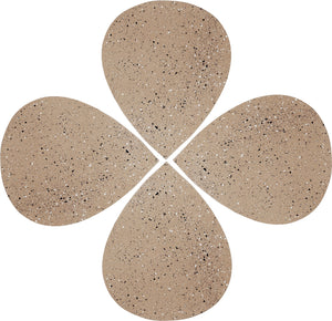 Petal Taupe Coffee Table 99088Taupe-CT-4PC Meridian Furniture