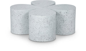 Petal White Coffee Table 99088White-CT-4PC Meridian Furniture