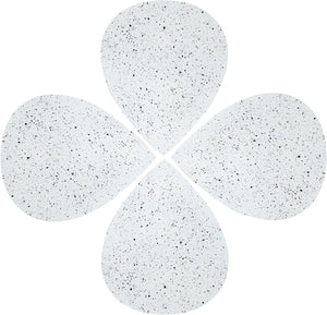 Petal White Coffee Table 99088White-CT-4PC Meridian Furniture