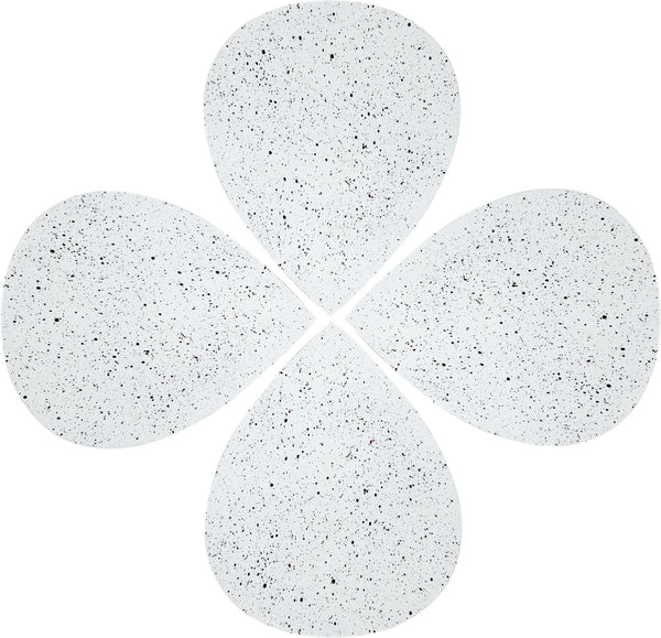 Petal White Coffee Table 99088White-CT-4PC Meridian Furniture