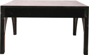 Meridian Furniture Palermo Genuine Marble Coffee Table with Art Deco Arched Base for Living Room Elegance Green 99093Green-CT