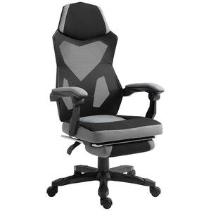 English Elm Home Office Reclining Desk Chair with Thick Cushioning and Geometric Shell Design T3971P386860