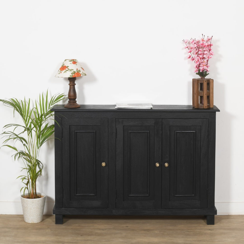 Moti Jensen 3-Door Sideboard  in Charcoal Grey 99109014