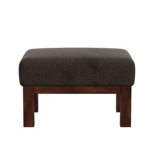 Monterey Upholstered Foam Cushion Ottoman with Solid Wood Frame for Living Rooms